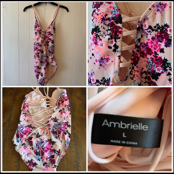 Ambrielle Other - Size Large Swimsuit Strap Detail in Front & Back